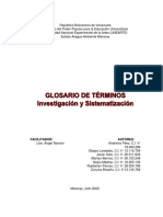 Glosario de Terminos 3er Lapso DTV