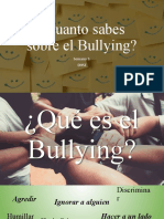 Cuanto Conoces Sobre El Bullying