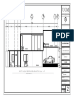 Corte Arquitectonico Longitudinal A-A': Arquitectónico Plano