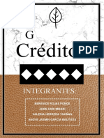 Gestion de Creditos Informe