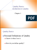 Chapter 1 - Intro to Quality