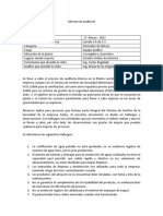 Informe de Auditoria