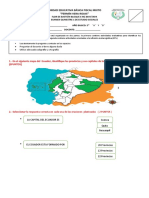 EXAMEN METACOGNICION SOCIALES 5 TO DE BASICA Margod