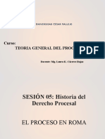 SESION 5 - Historia Del Derecho Procesal - TGP