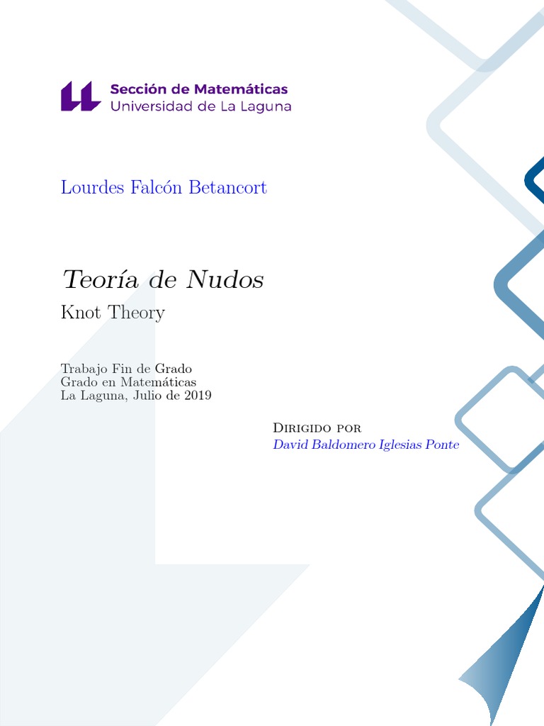 Teoria de Nudos PDF