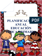 Planificación Anual 2023 - EDUC FISICA 6º PRIMARIA