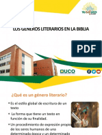 Los Generos Literarios en La Biblia