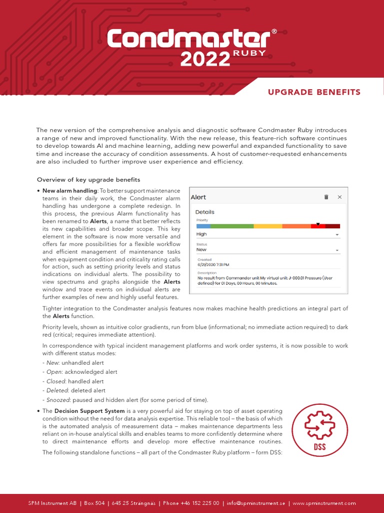CondmasterRuby2022 UpgradeBenefits B | PDF