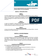 Regulamento CentroFormacao 2019