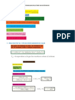 Formulario Reactores No Isotermicos