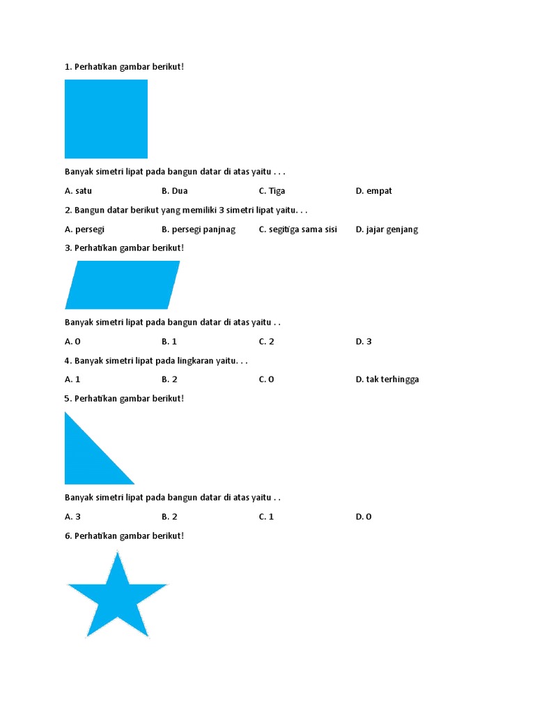 Memutar Dunia di Sekitar Kita: Latihan Seru Simetri Putar untuk Kelas 3 SD