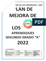 Plan de Reforzamiento 2° A