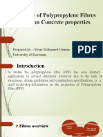 Influence of PPF on Concrete Properties