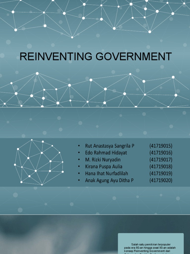 Reinventing Government | PDF
