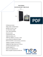 Ficha Técnica Reflector 300W