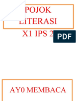 Pojok Literasi X1 Ips 2