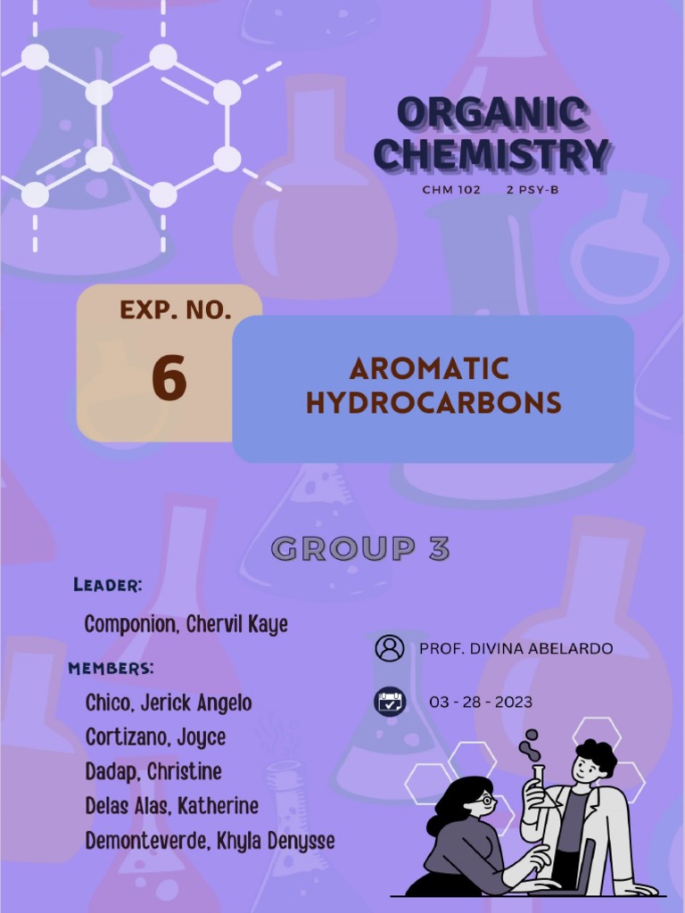Experiment 6 Aromatic Hydrocarbons Pdf