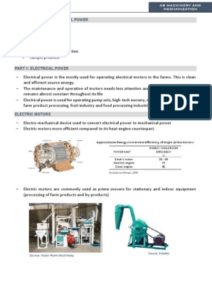 Electrical and Thermal, PDF, Electric Motor