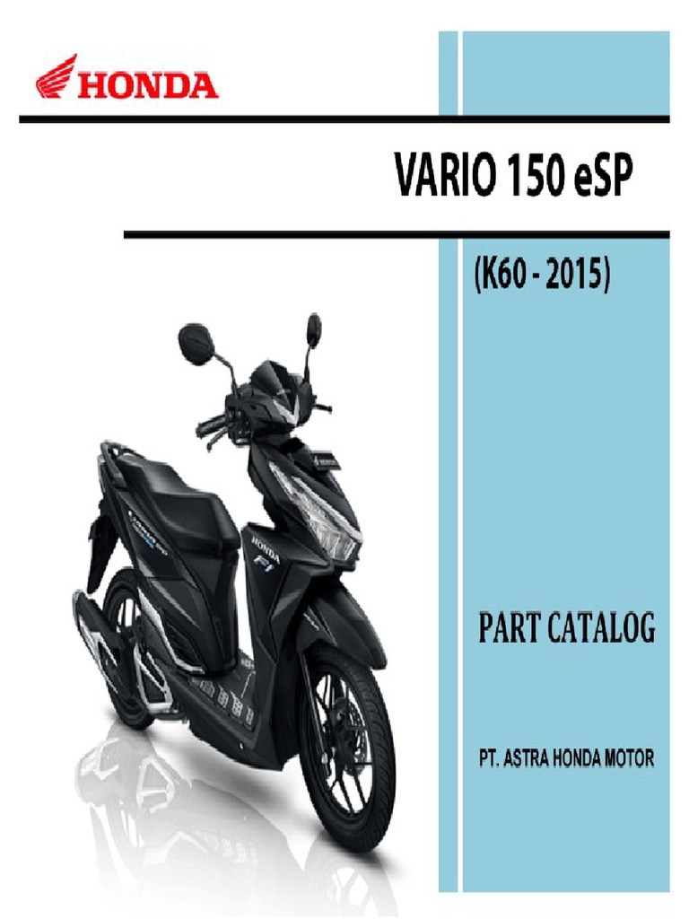 Part BookVario150eSPk592014 2018 PDF