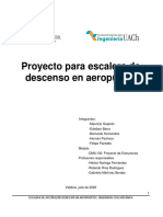 Proyecto para Escalera de Descenso en Aeropuerto