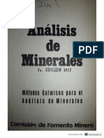 Análisis de Minerales Fomento Minero