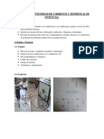 Practica N 5 Intensidad de Corriente y Diferencia de Potencial