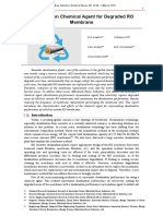 Chemical Agent For RO Membrane