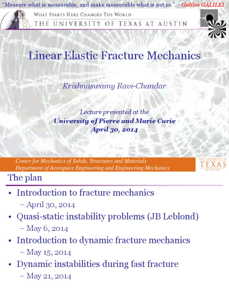 Linear Elastic Fracture Mechanics Overview | PDF