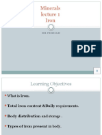 Minerals Iron by Dr. Faisal Hassan Shah (06.04.2020)