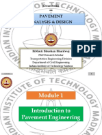 Module 1 - Intoduction To Pavementy Engineering