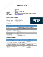 Curriculum Vitae Egi Gustami