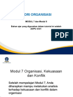 Materi 5 Teori Organisasi - Reviewed