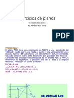 Ejercicios de Planos