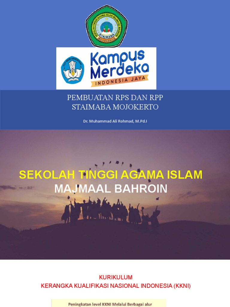Rencana Pembelajaran RPS dan RPP STAIMABA | PDF