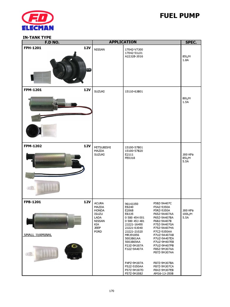 Fuel Pump FD | PDF