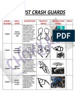 Price List Crash Guards