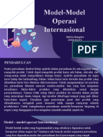 Model-Model Operasi Internasional