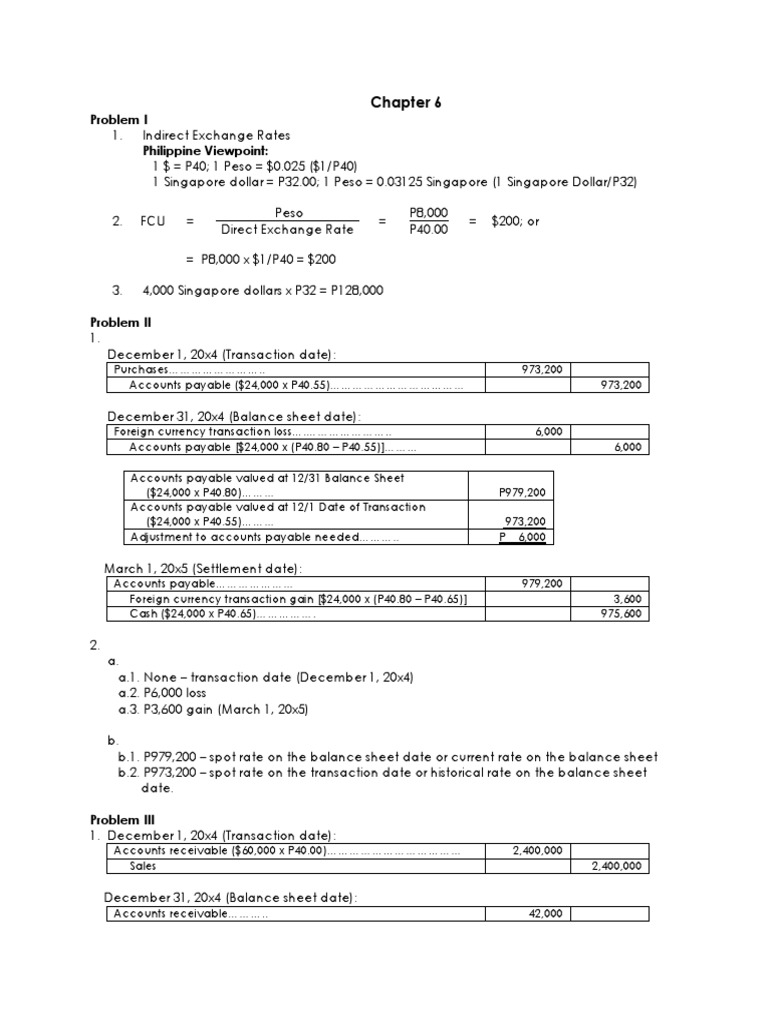 Forex Transactions and Exchange Rates Analysis | PDF
