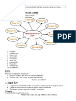 Keys in DBMS