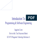 Intro To Programming & Software Enginering