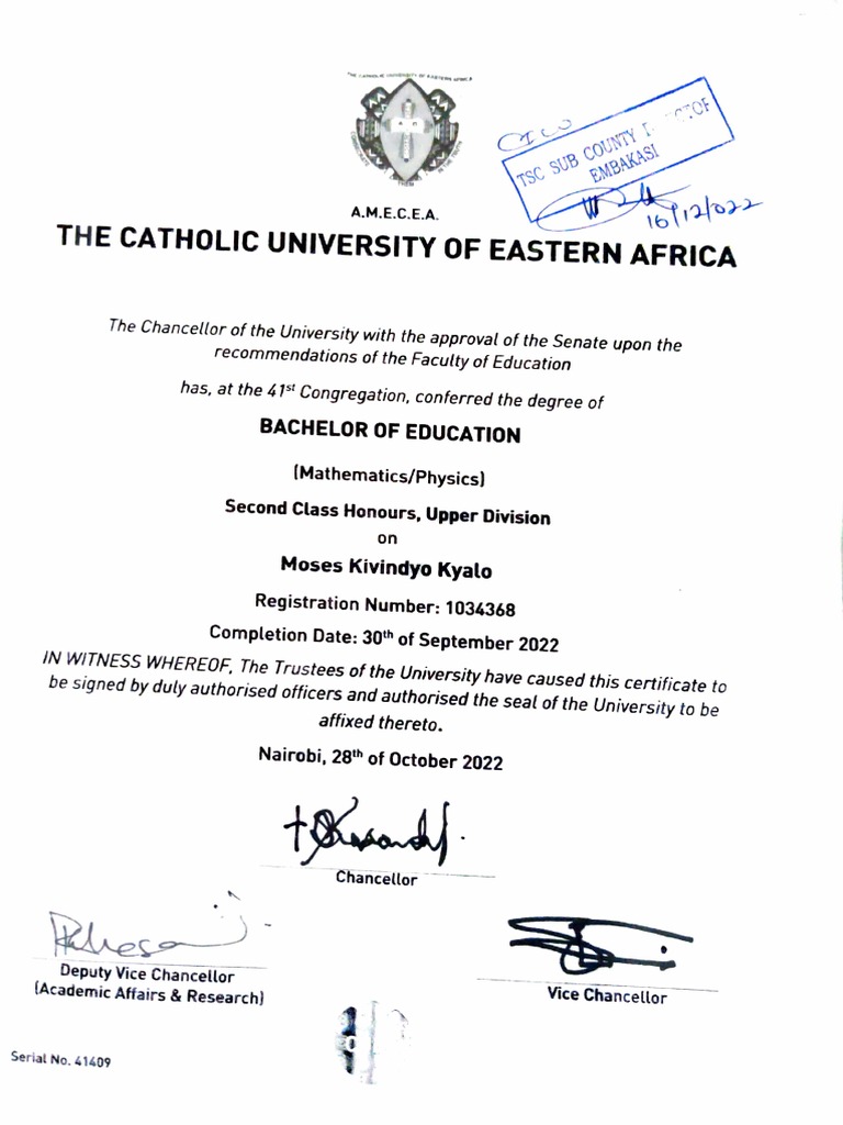 B.ed Certificate PDF