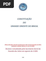 Gob-Pc - Constituição Do Grande Oriente Do Brasil