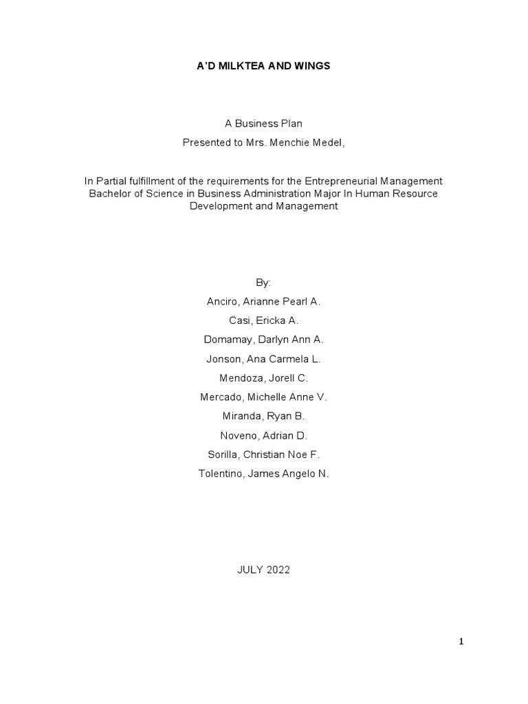 basic-business-plan-format-2-pdf-partnership-tea