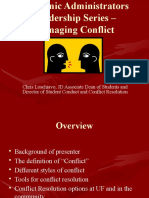 Managing Conflict 2013