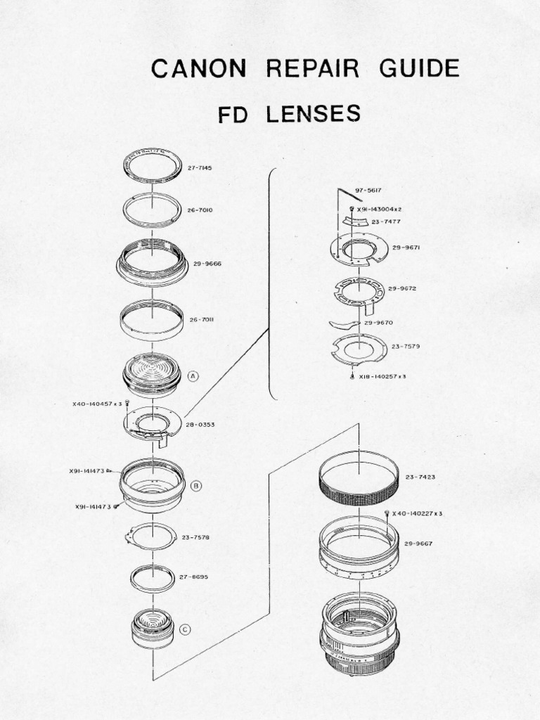 キヤノン　FDレンズ　使用説明書　1972年11月　超貴重品 CANONの標準レンズ New FD 50mm 1:1.4 FDマウント オールドレンズ