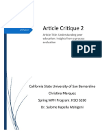 Article Critique 2 - Christina Marquez 007394927