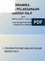 Dinamika Perjalanan Haji