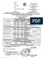 Horaires Estp 2023