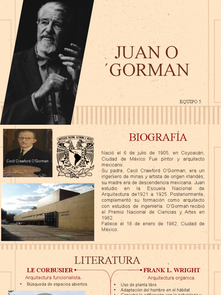 Perfil biográfico de Juan O'Gorman y análisis de sus principales obras ...