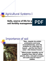 Soil Systems I: Soils, Source of Life for Plants